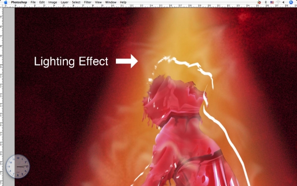 Creation of burned men: Step 40